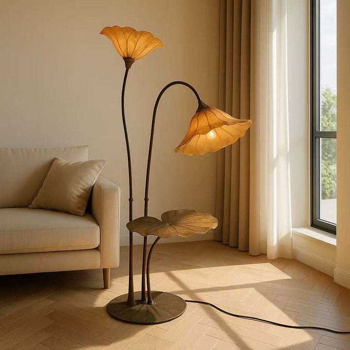 Lotus Bloom Floor Lamp - Vakkerlight