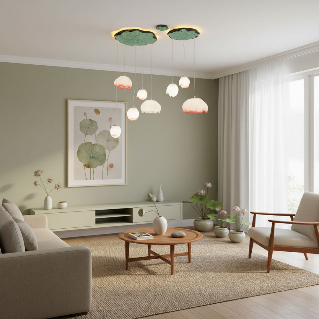 Lotus Chandelier - Vakkerlight