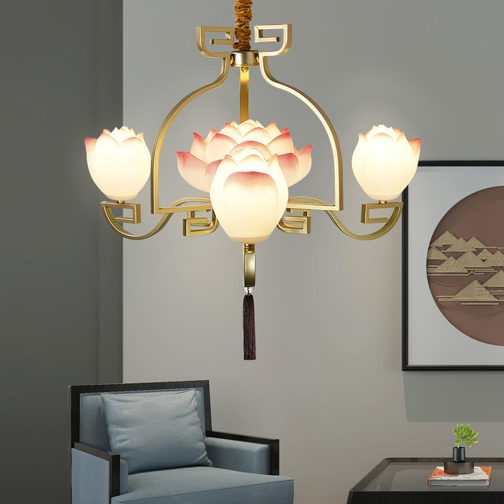 Lotus Bloom Chandelier - Vakkerlight