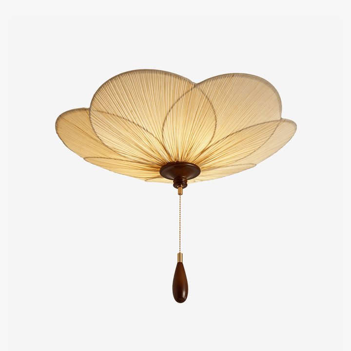 Lotus Bloom Pleated Ceiling Light - Vakkerlight