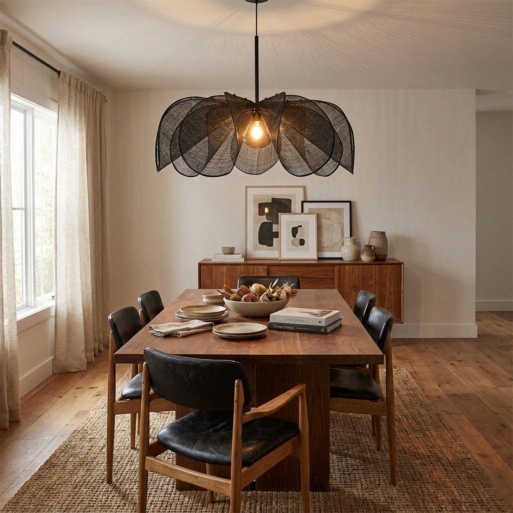 Lotus Fiber Pendant Lamp