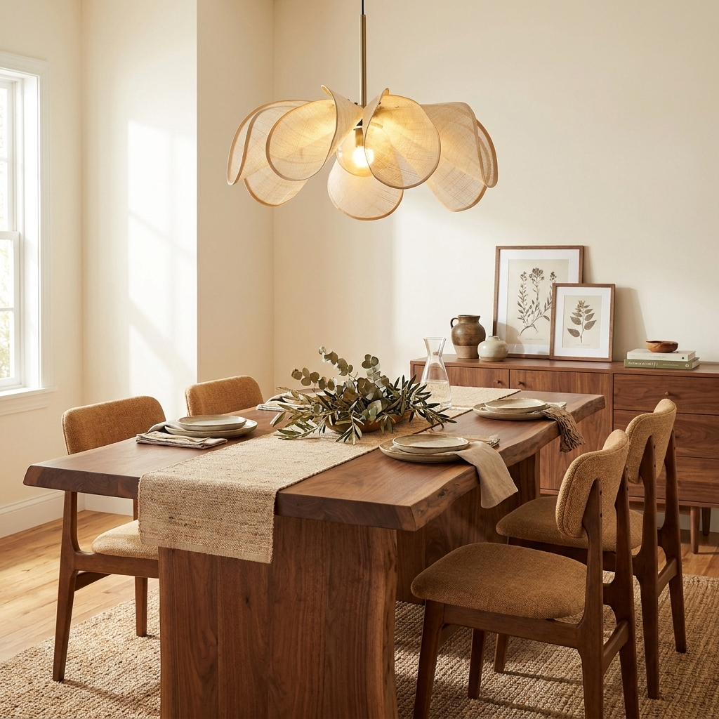 Lotus Fiber Pendant Lamp