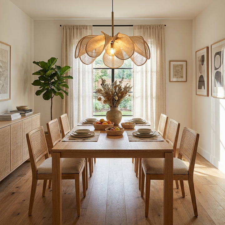 Lotus Fiber Pendant Lamp