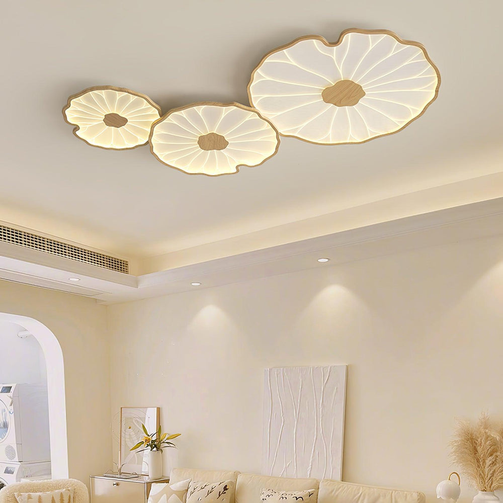 Lotus Leaf Acrylic Ceiling Lamp - Vakkerlight