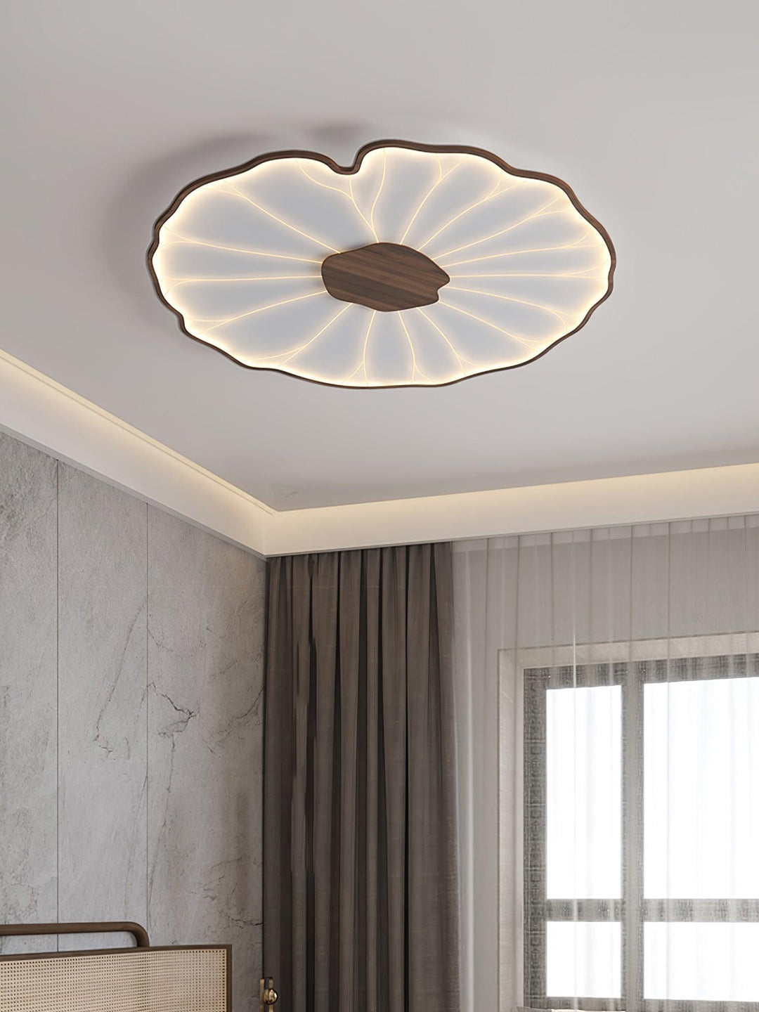 Lotus Leaf Acrylic Ceiling Lamp - Vakkerlight