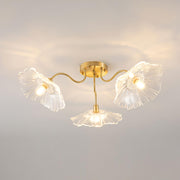 Lotus Leaf Glass Ceiling Lamp - Vakkerlight