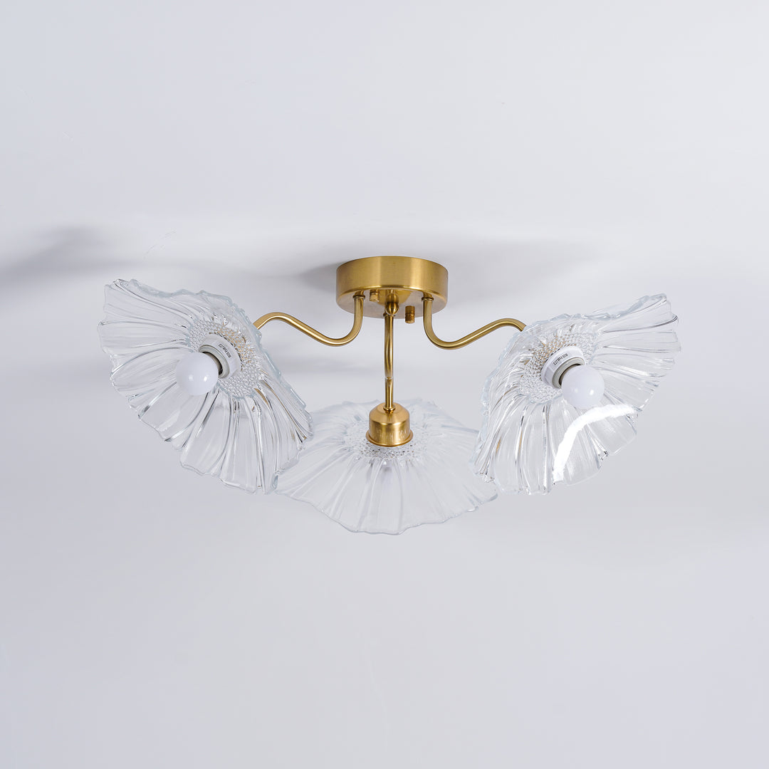 Lotus Leaf Glass Ceiling Lamp - Vakkerlight