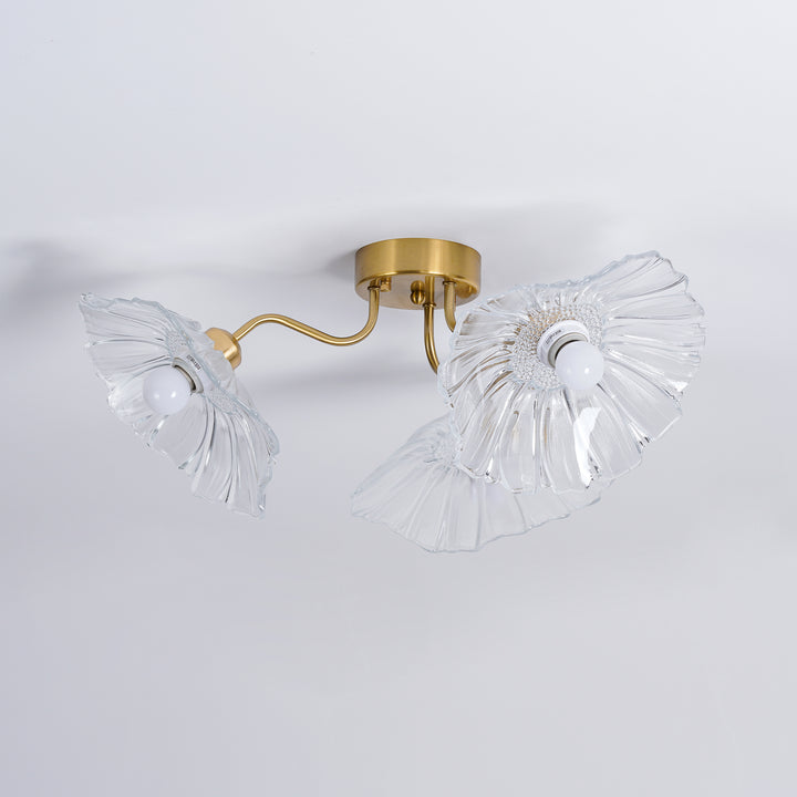 Lotus Leaf Glass Ceiling Lamp - Vakkerlight