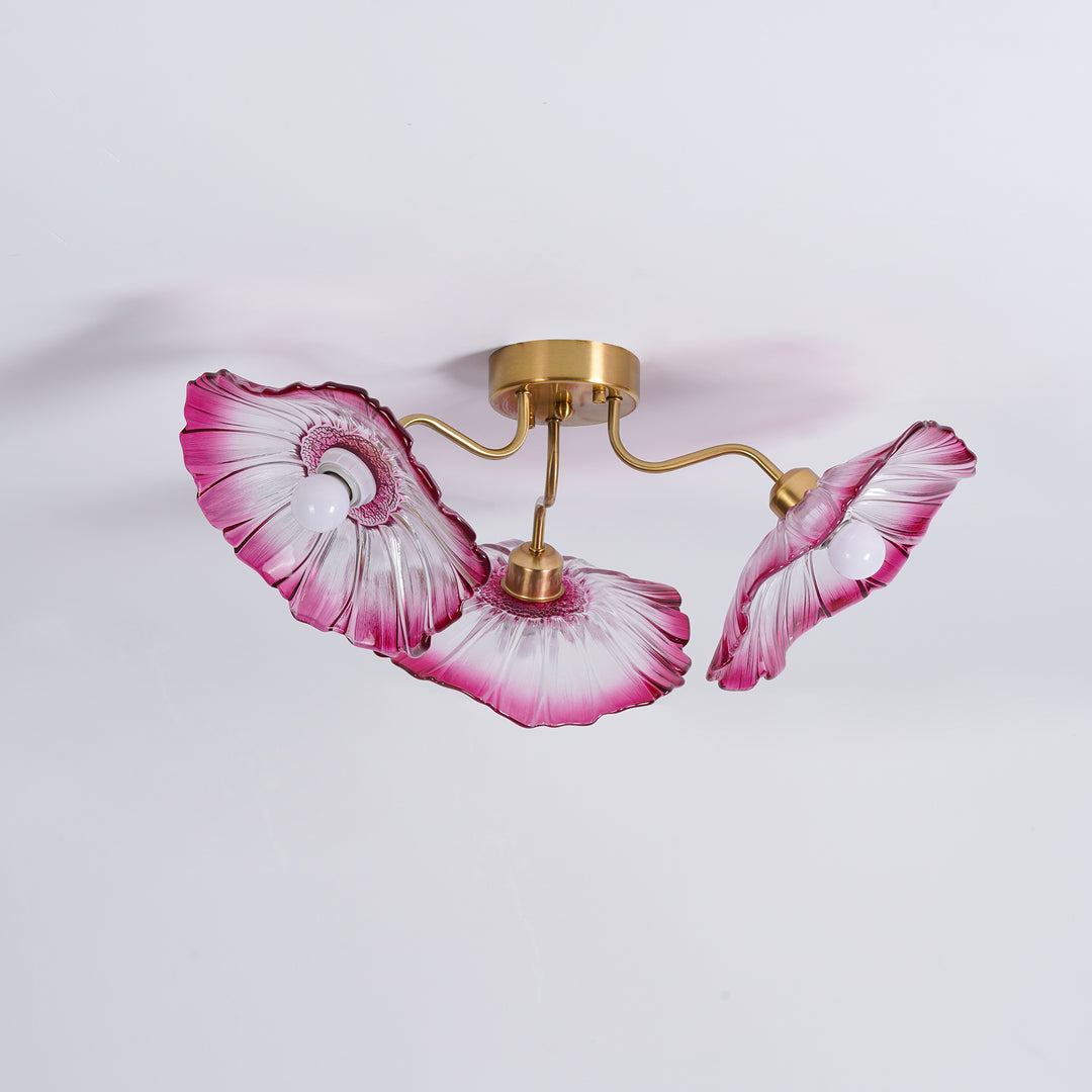 Lotus Leaf Glass Ceiling Lamp - Vakkerlight