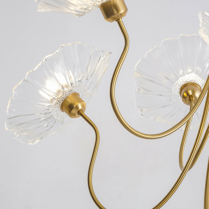 Lotus Leaf Glass Chandelier - Vakkerlight