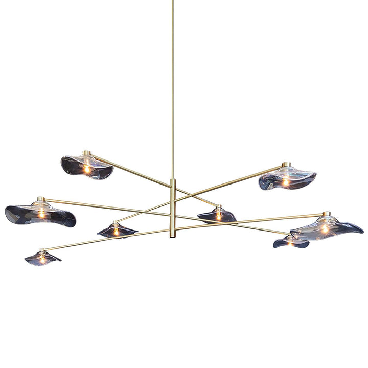 Lotus Leaves Glass Chandelier - Vakkerlight