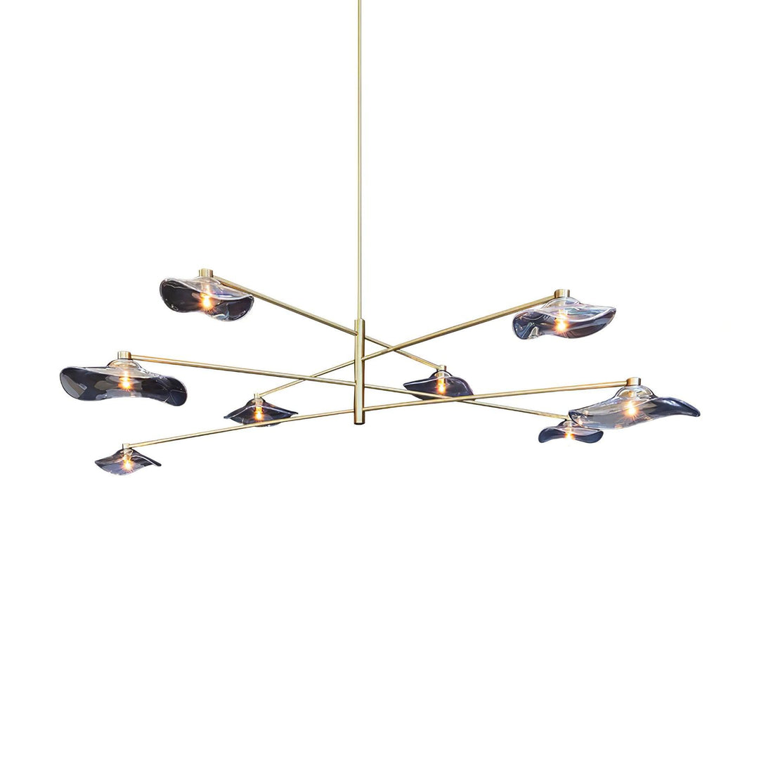 Lotus Leaves Glass Chandelier - Vakkerlight