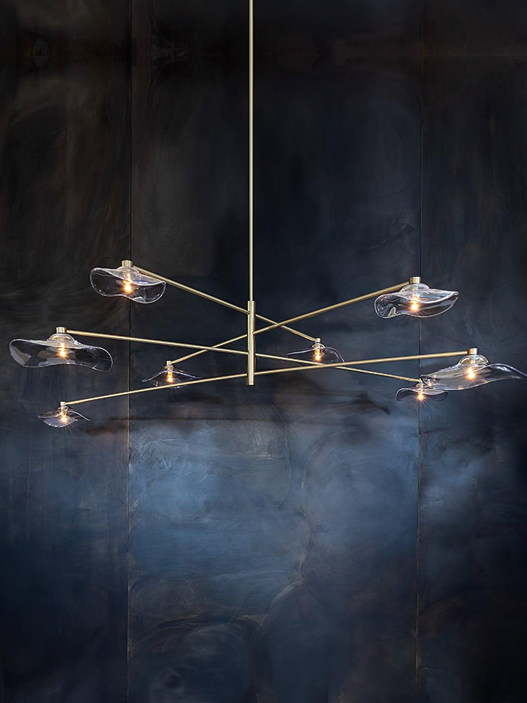 Lotus Leaves Glass Chandelier - Vakkerlight