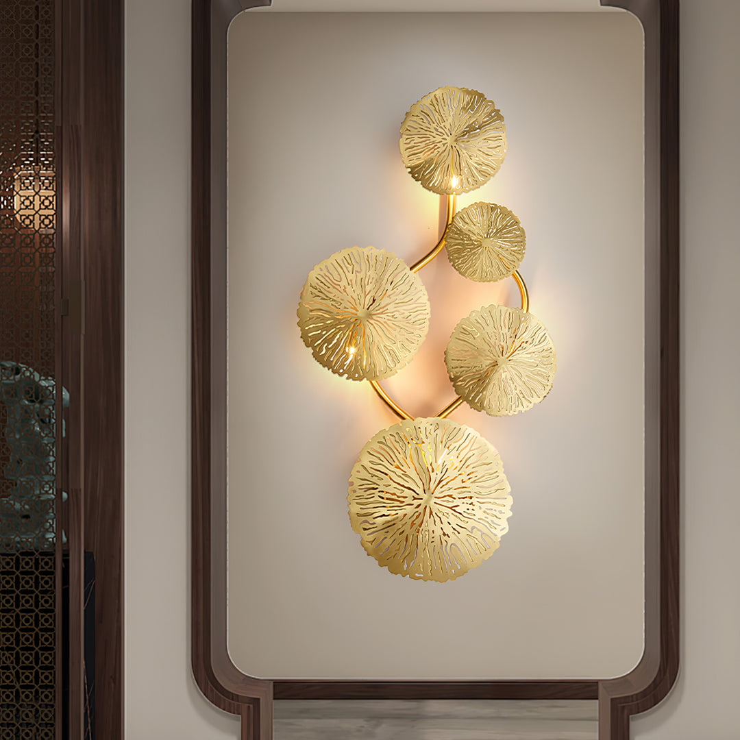 Lotus Leaf Wall Sconce