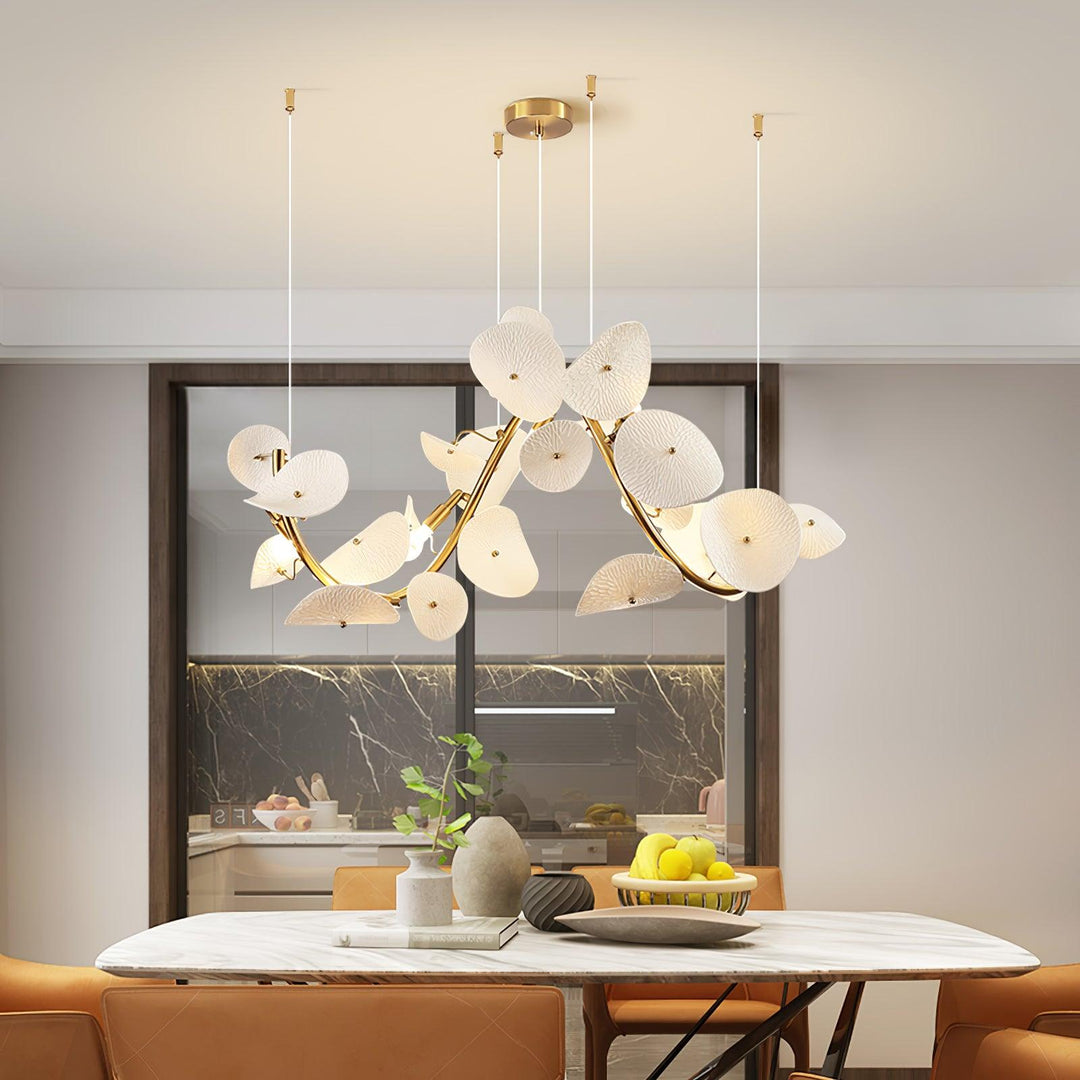 Lotus Petal Chandelier - Vakkerlight