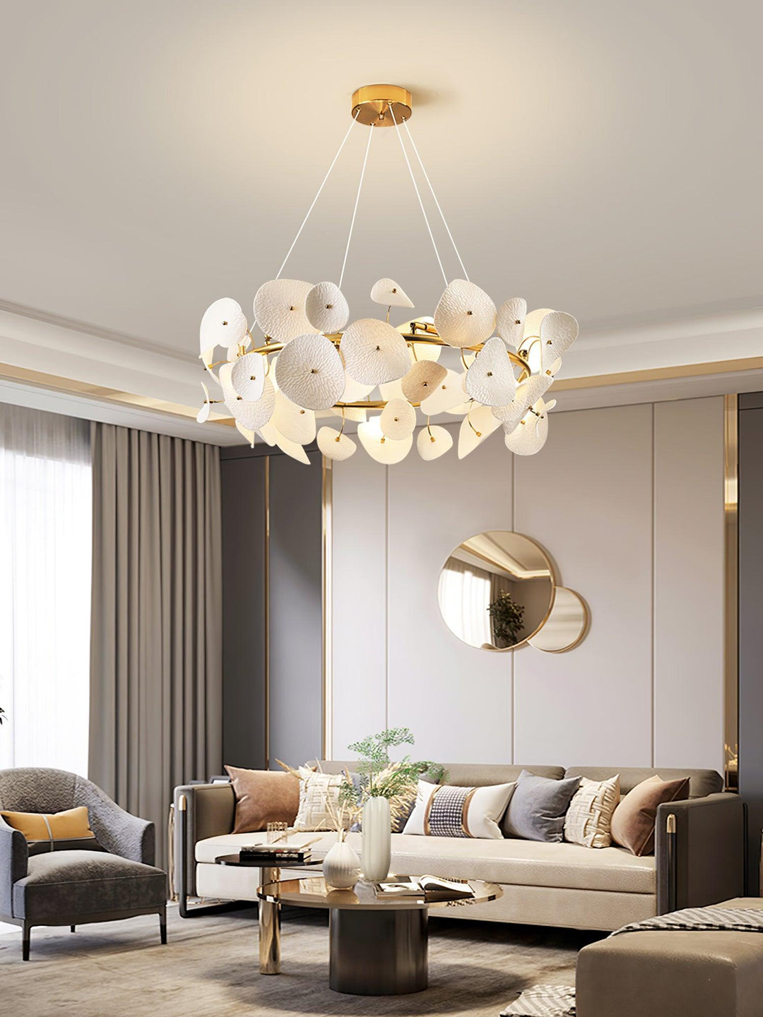 Lotus Petal Chandelier - Vakkerlight