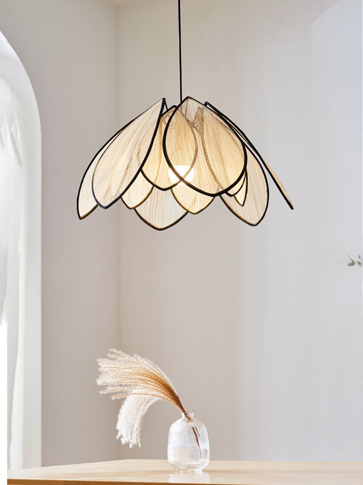 Lotus Petal Plant Fiber Pendant Lamp - Vakkerlight