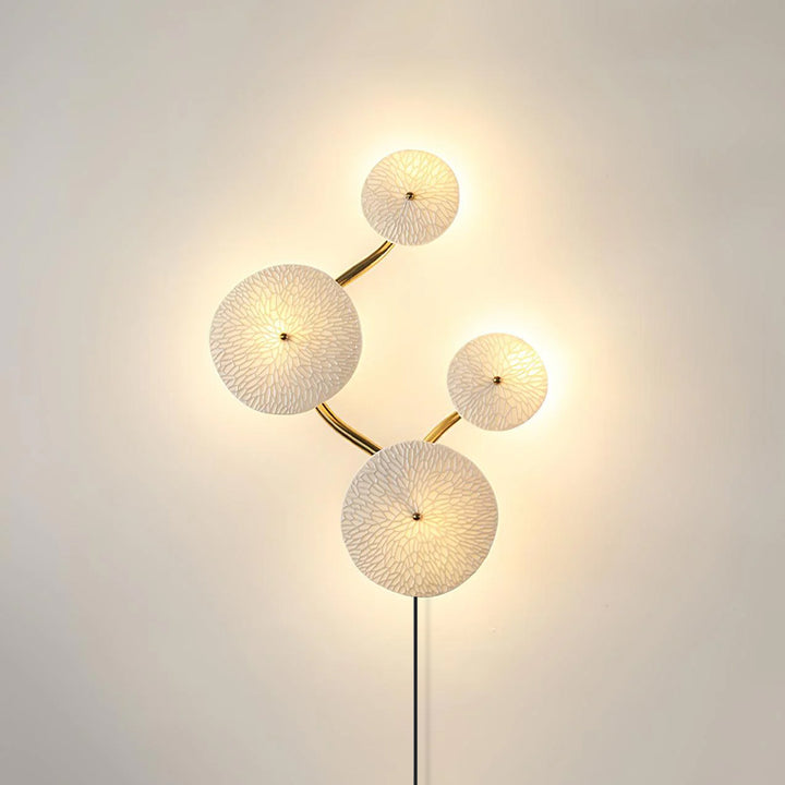 Lotus Petal Plug-in Wall Lamp