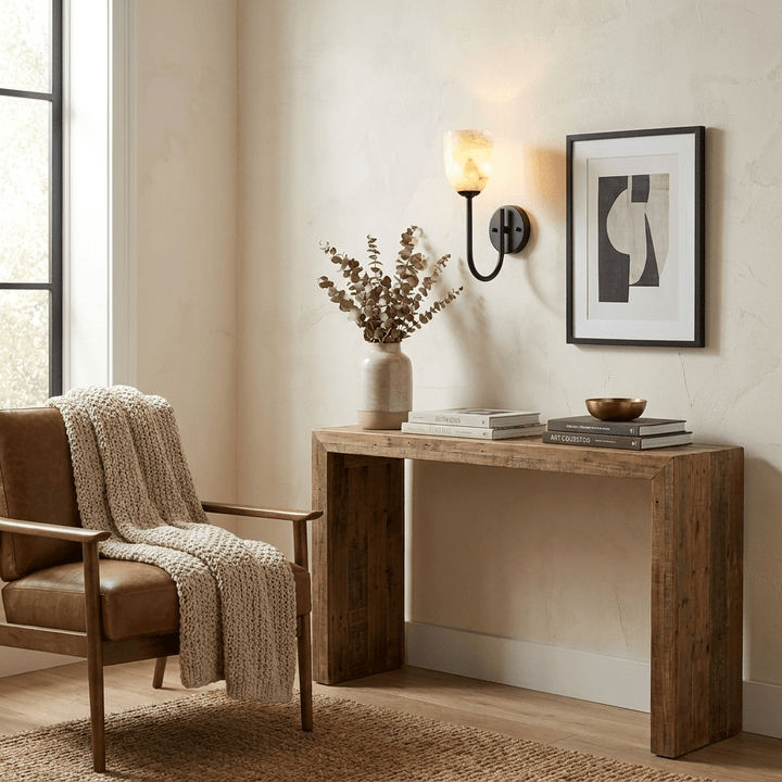 Lowell Alabaster Wall Sconce - Vakkerlight