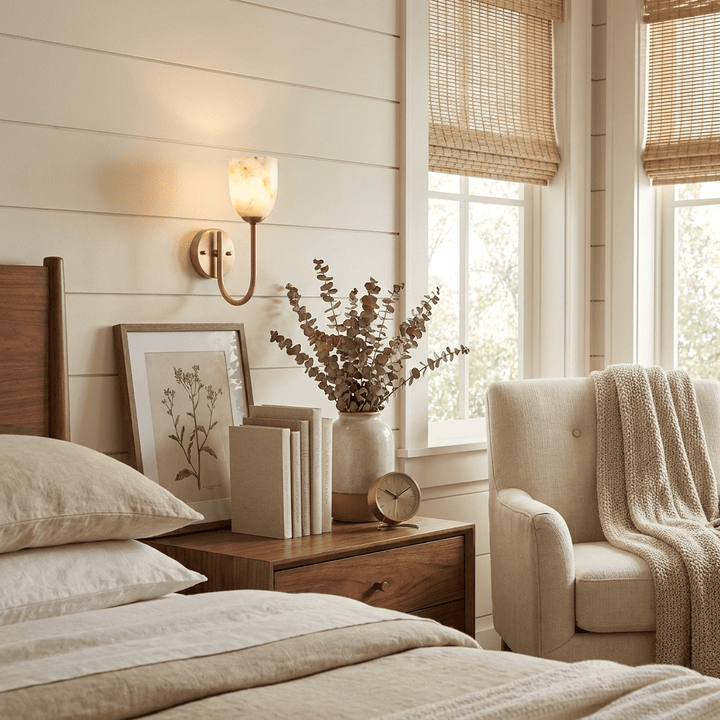 Lowell Alabaster Wall Sconce - Vakkerlight