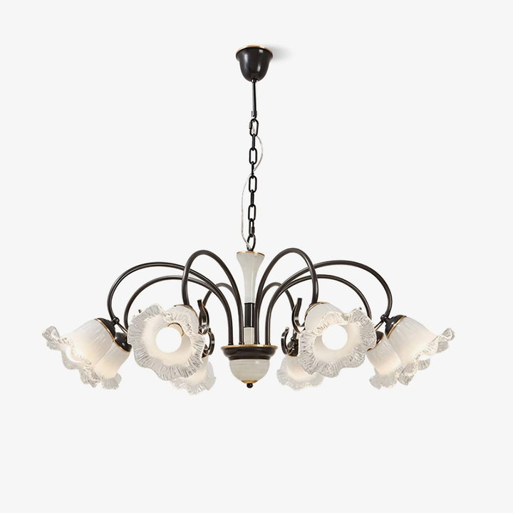 Luce Black Chandelier - Vakkerlight