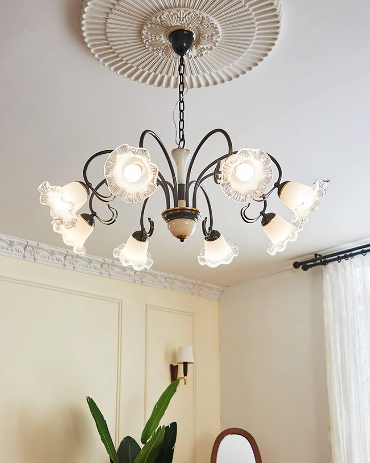 Luce Black Chandelier - Vakkerlight