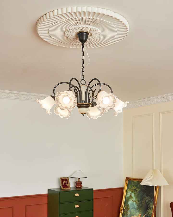 Luce Black Chandelier - Vakkerlight