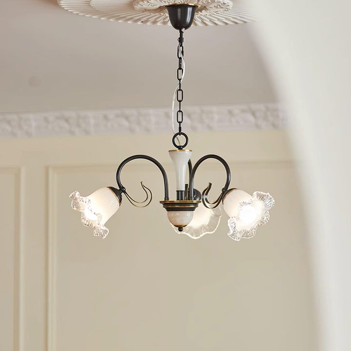 Luce Black Chandelier - Vakkerlight