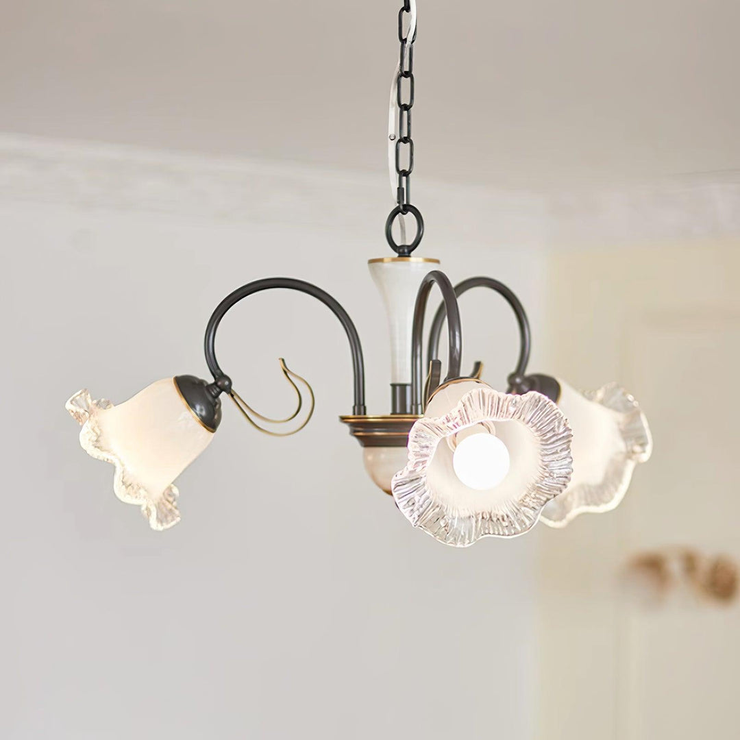 Luce Black Chandelier - Vakkerlight