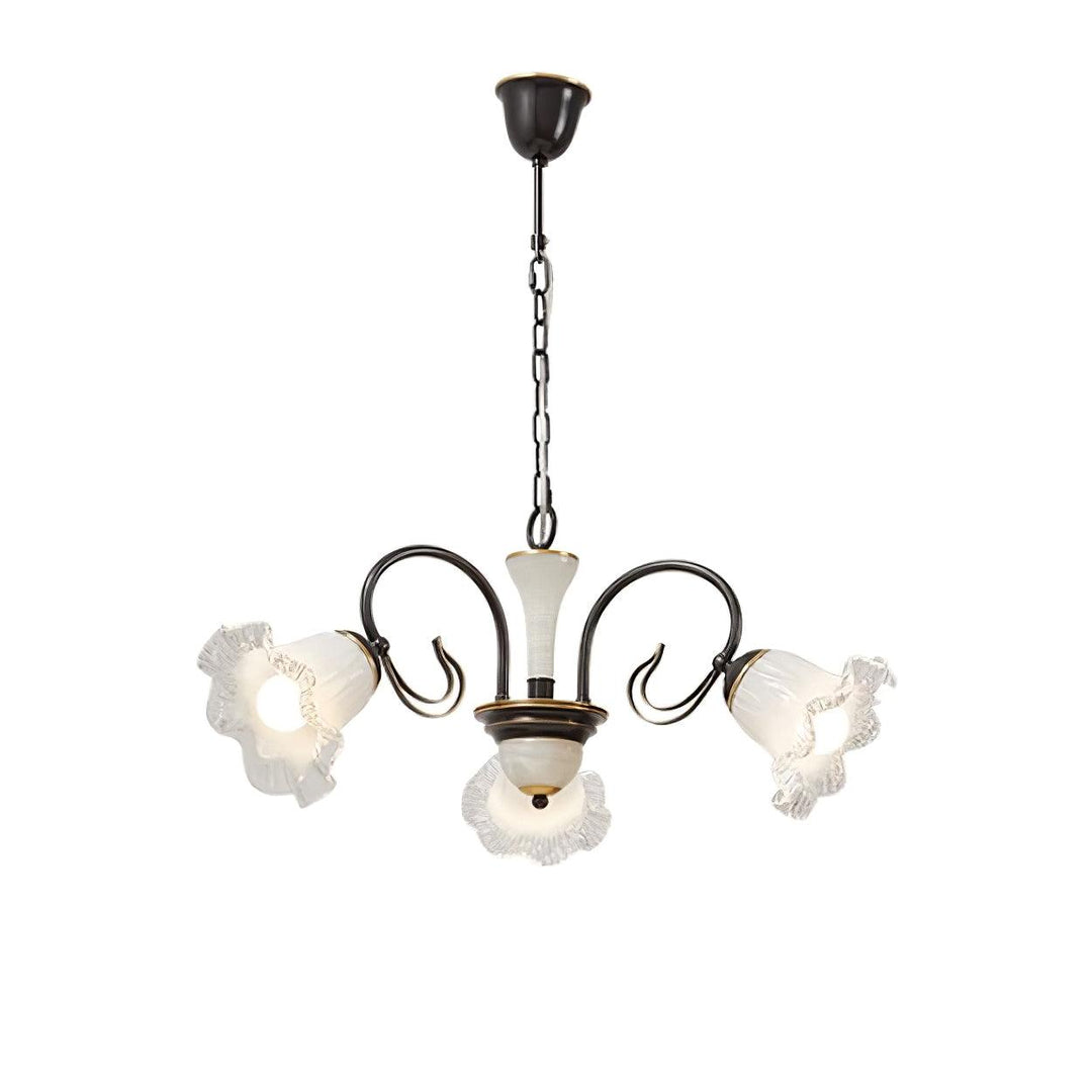 Luce Black Chandelier - Vakkerlight