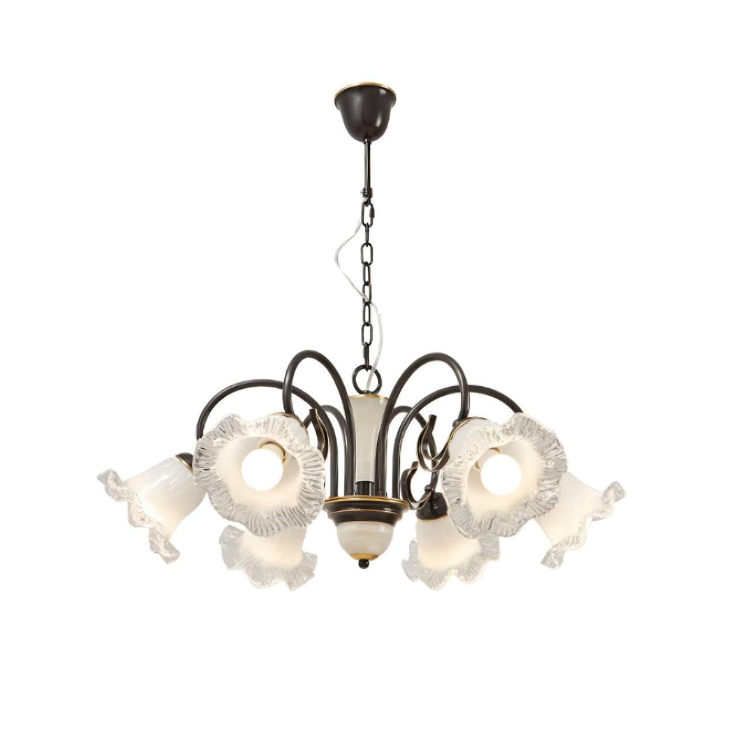 Luce Black Chandelier - Vakkerlight