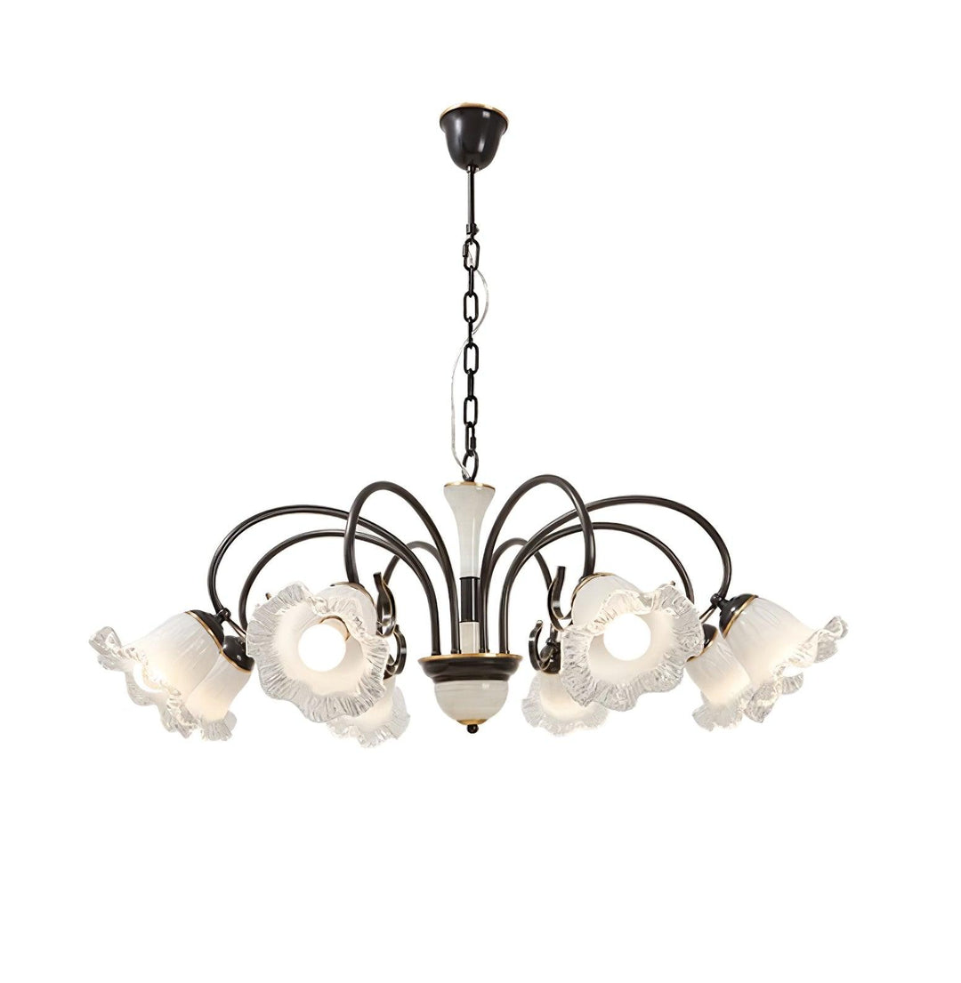 Luce Black Chandelier - Vakkerlight