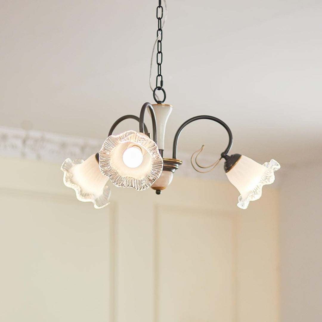 Luce Black Chandelier - Vakkerlight