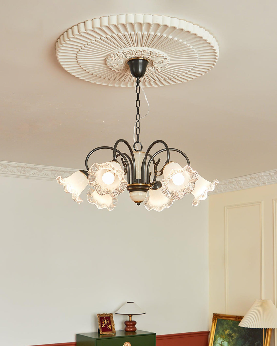 Luce Black Chandelier - Vakkerlight