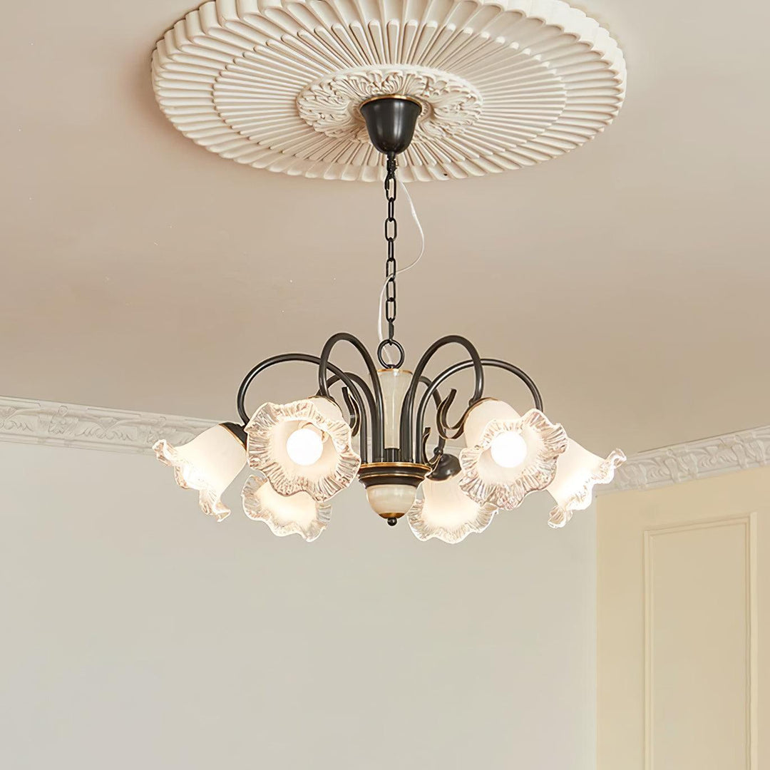 Luce Black Chandelier - Vakkerlight