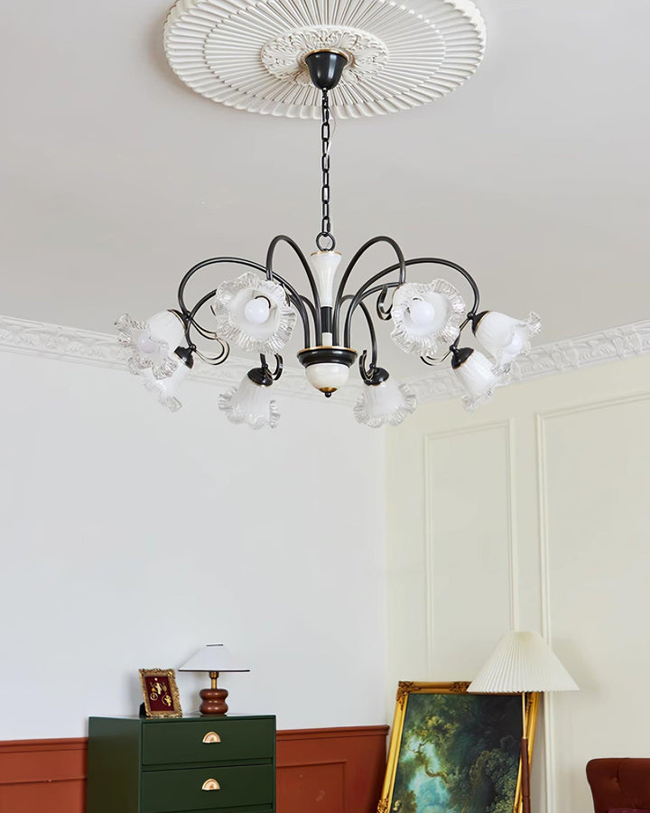 Luce Black Chandelier - Vakkerlight