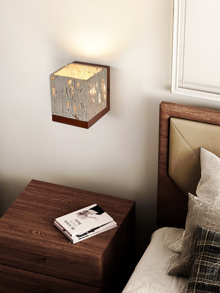 Lucent Travertine Wall Sconce