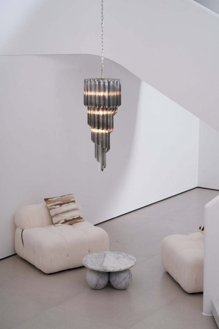 Lucente Noir Spiral Chandelier - Vakkerlight
