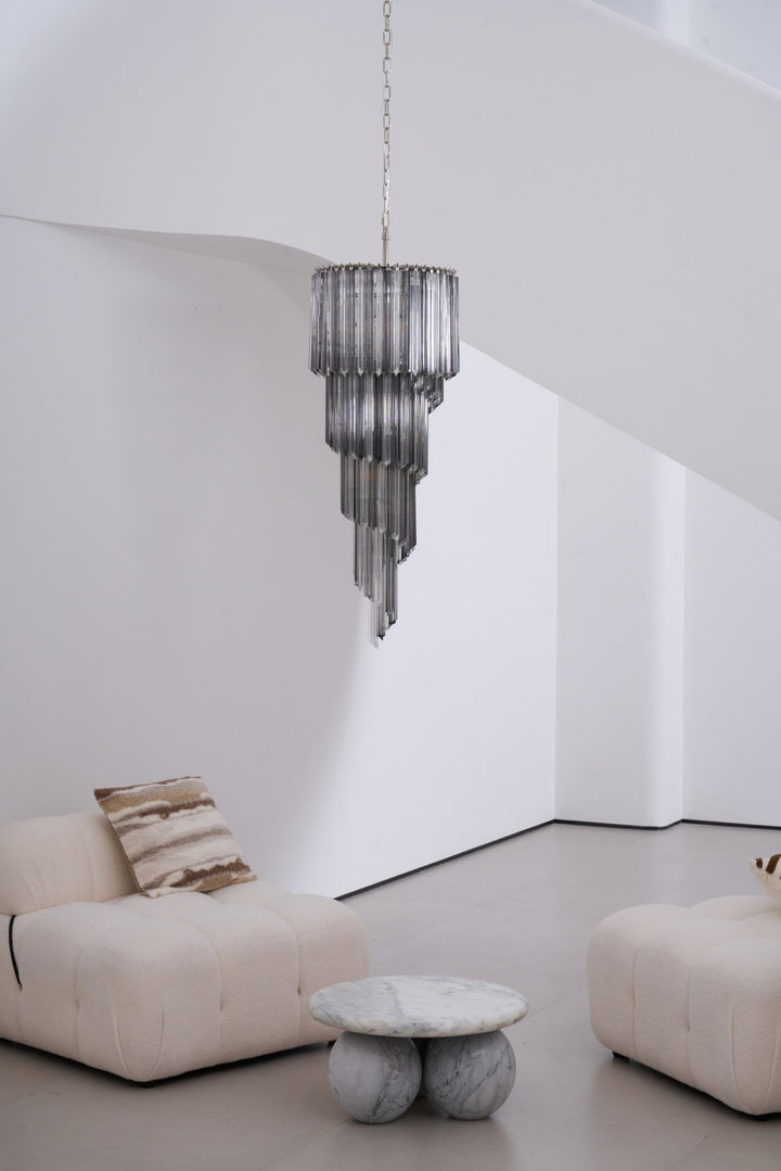 Lucente Noir Spiral Chandelier - Vakkerlight