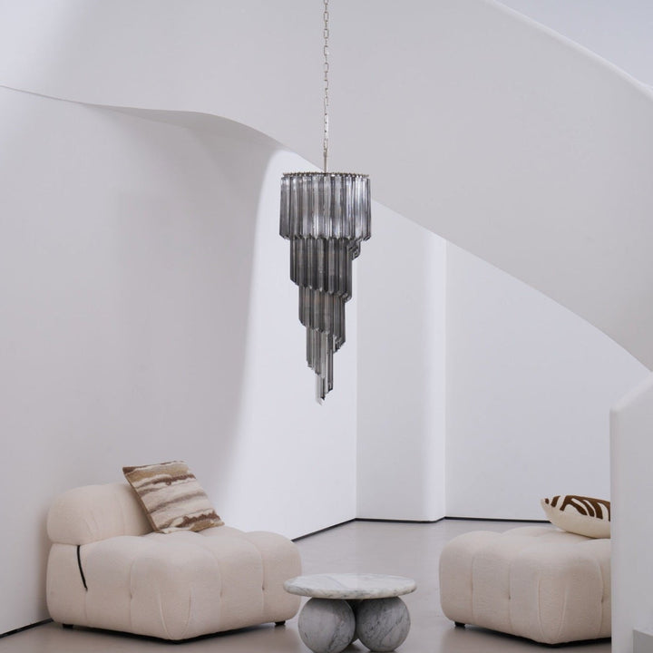 Lucente Noir Spiral Chandelier - Vakkerlight