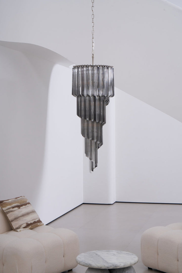 Lucente Noir Spiral Chandelier - Vakkerlight