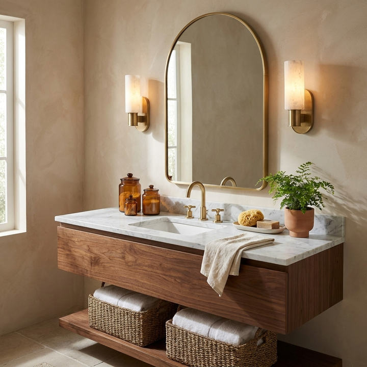 Ludlow Alabaster Wall Sconce