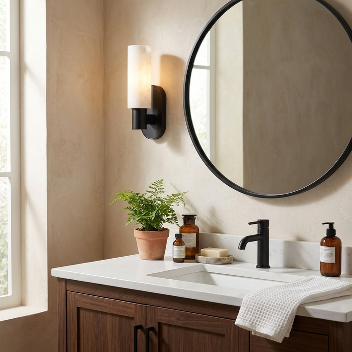 Ludlow Alabaster Wall Sconce