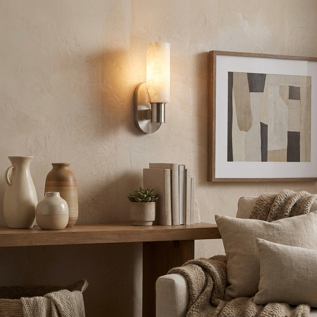 Ludlow Alabaster Wall Sconce
