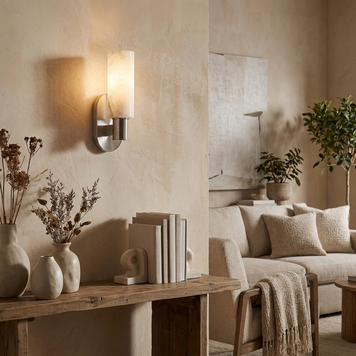 Ludlow Alabaster Wall Sconce