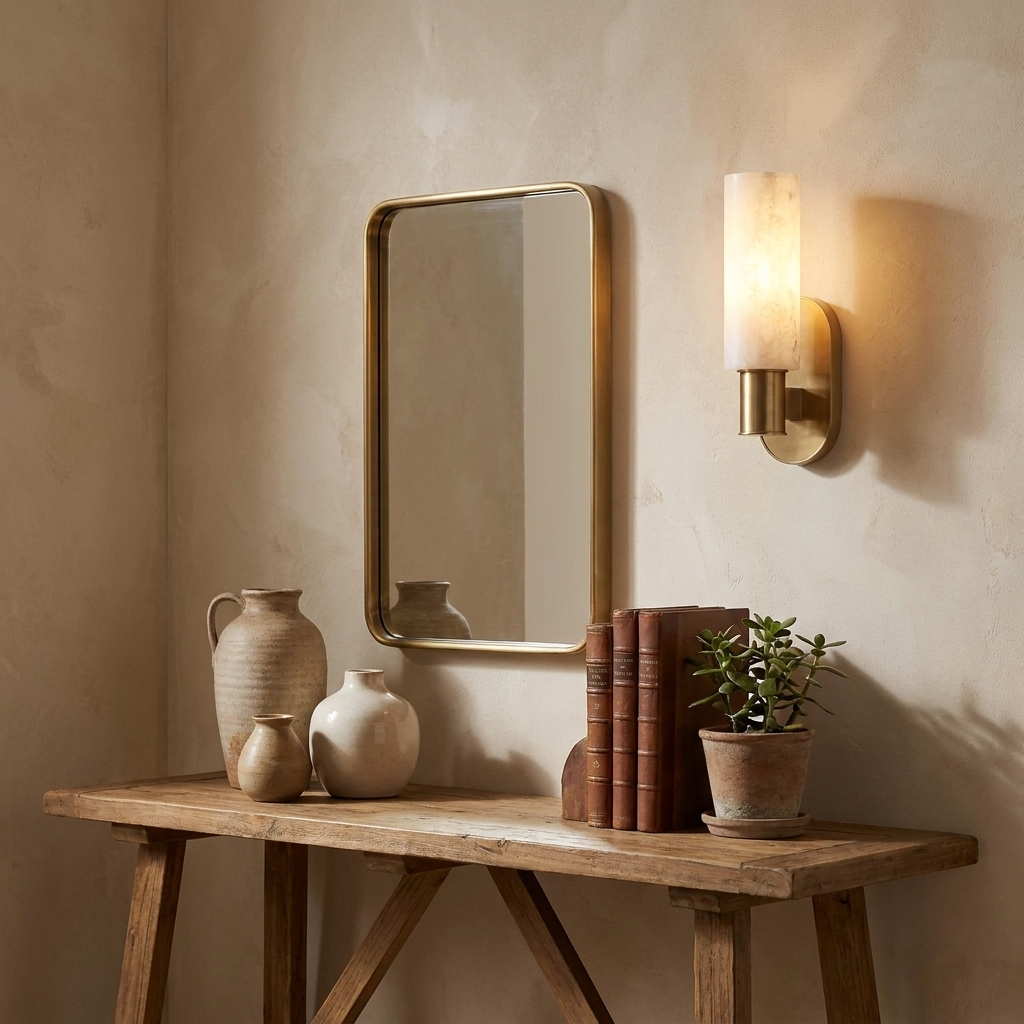 Ludlow Alabaster Wall Sconce