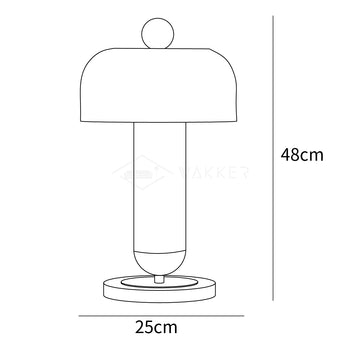 Lampe de table Lulu — Plans cotés 1