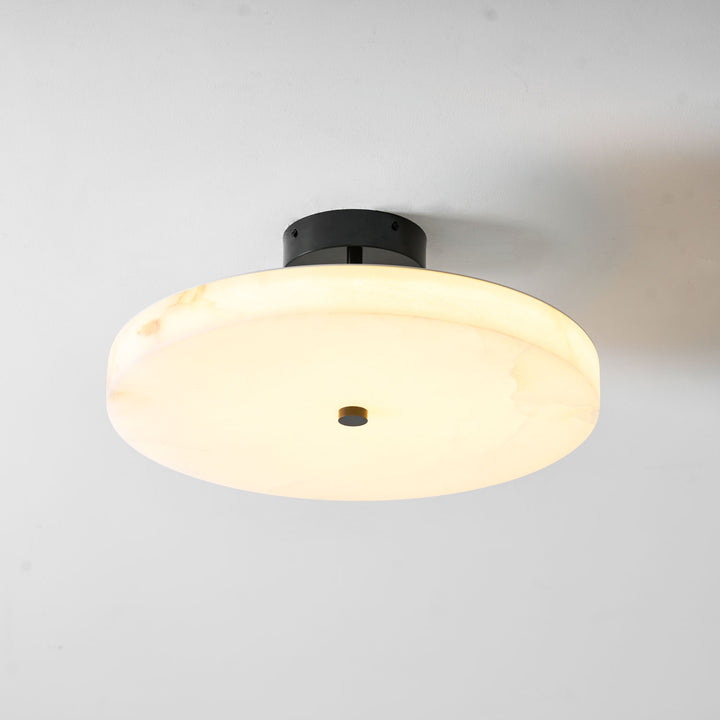 Luma Linen Drum Ceiling Light - Vakkerlight