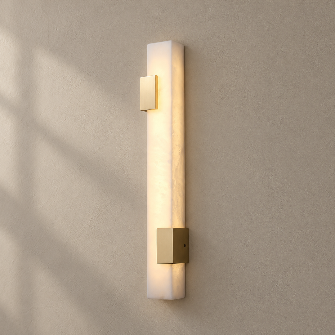 Lumen Bar Alabaster Wall Sconce