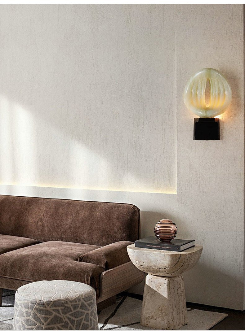 Lumen Rift Alabaster Wall Lamp - Vakkerlight